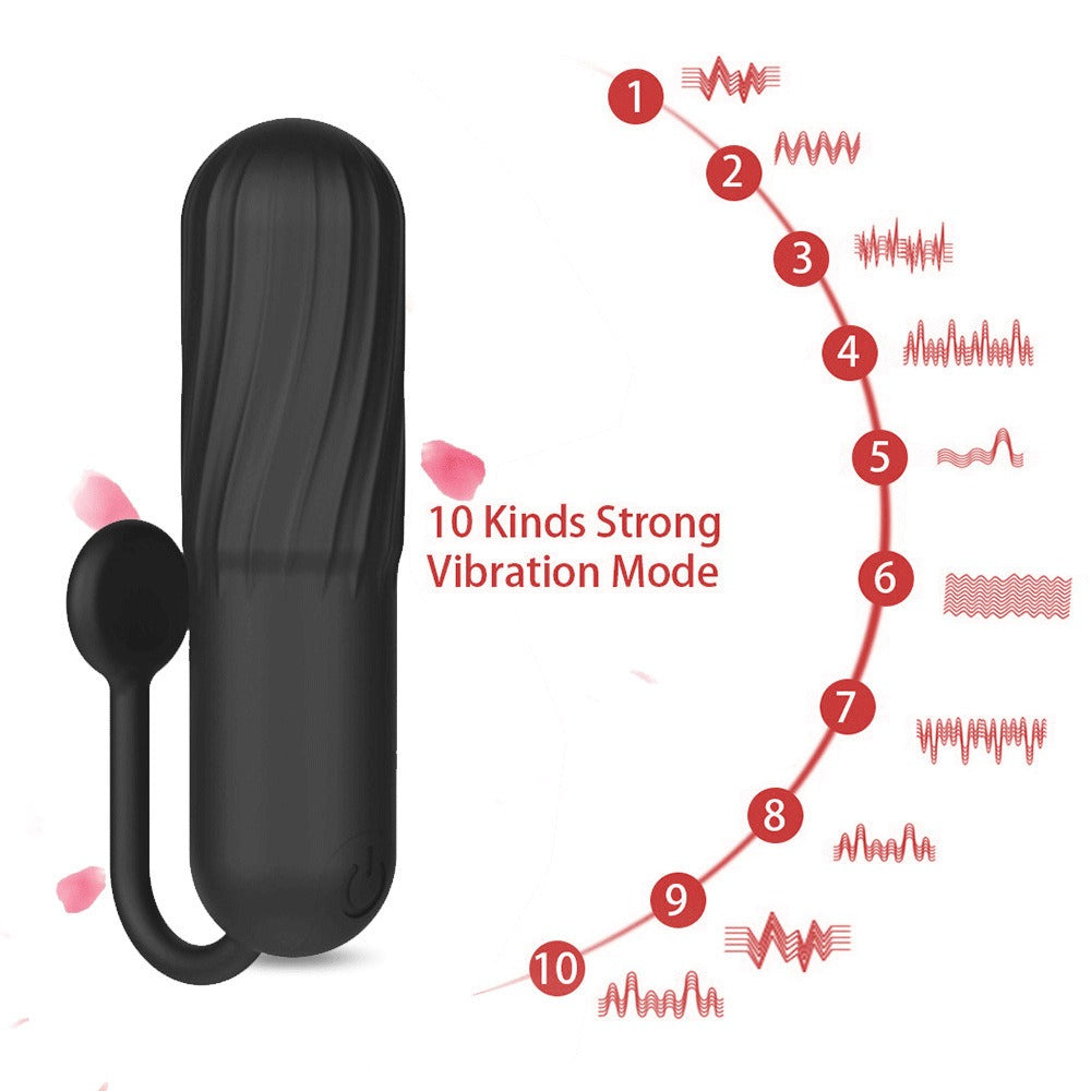 Tadpole Bullet Head Dildo Female Mini Strong Shock Wireless Masturbator Charging Erotic Sex Toys