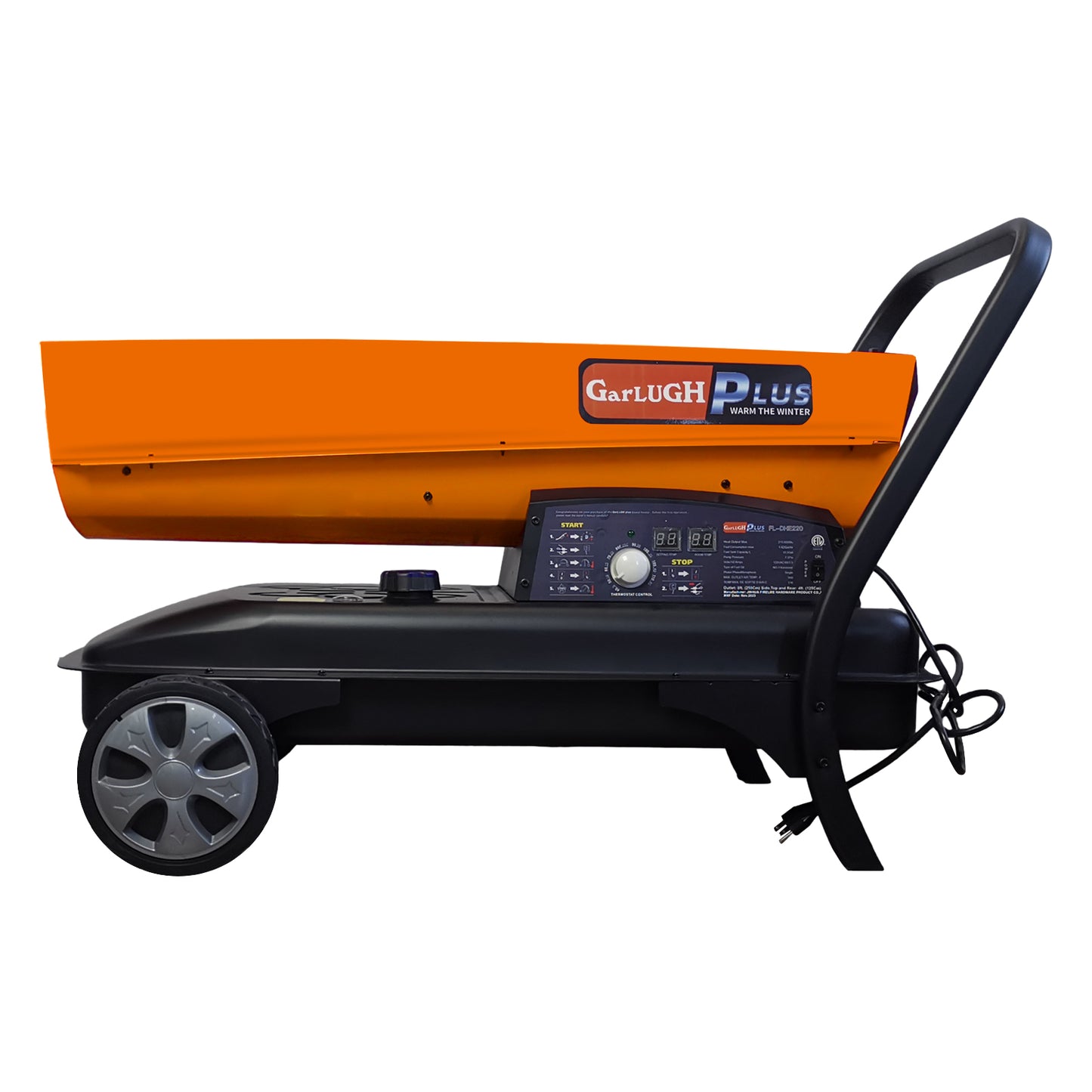 Diesel Heater with Thermostat Control and Overheat Protection for Jobsite Garage Construction Site and Farm