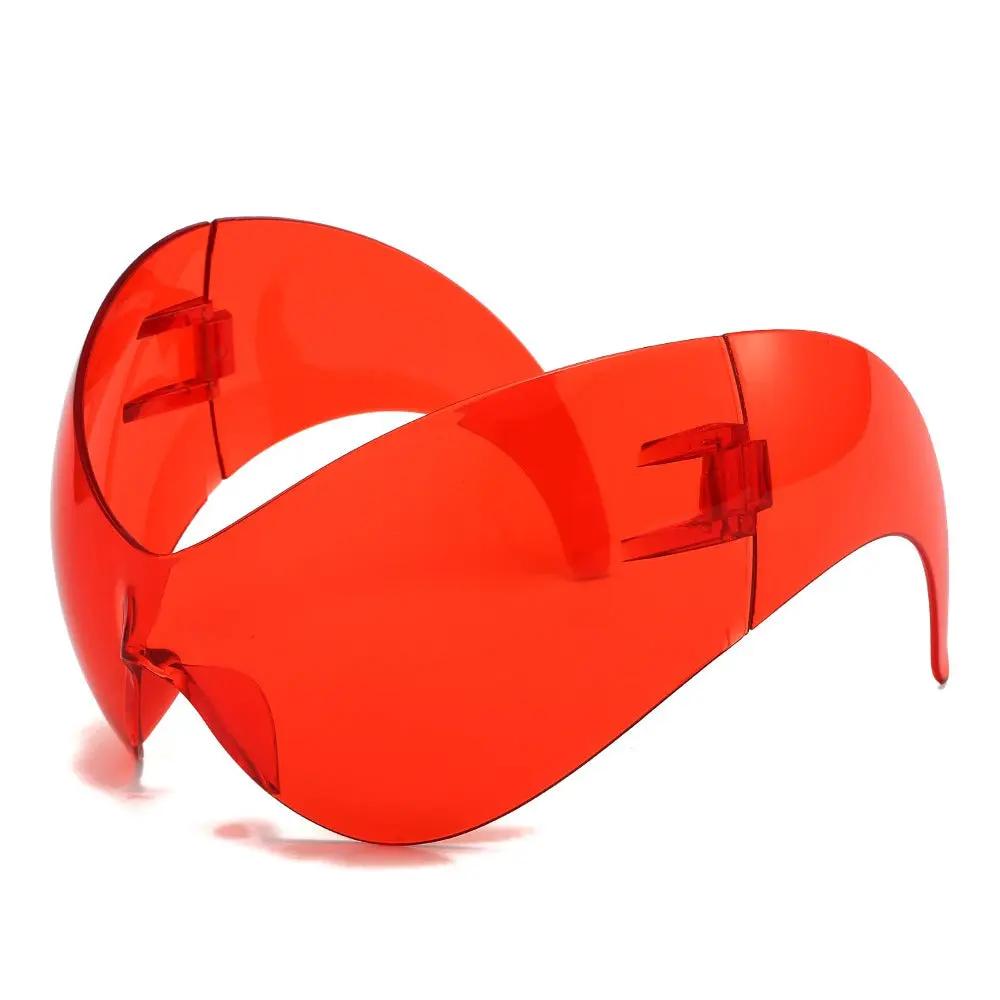 Large frame sports sunglasses, personalized and novel cat eye alien cycling glasses by eprolo