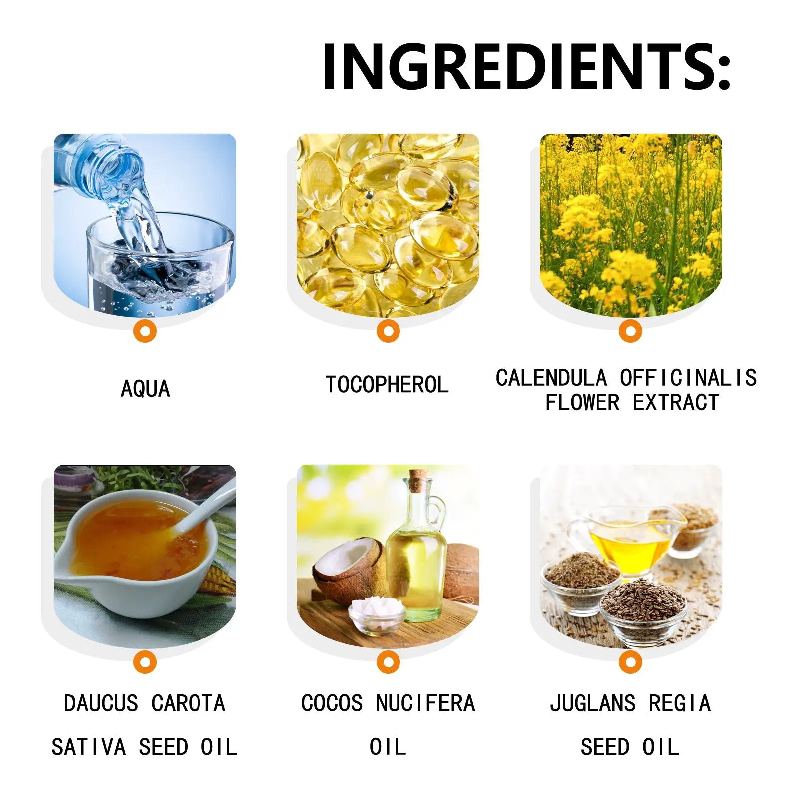Intensive Tanning Gel ingredients: aqua, tocopherol, calendula officinalis flower extract