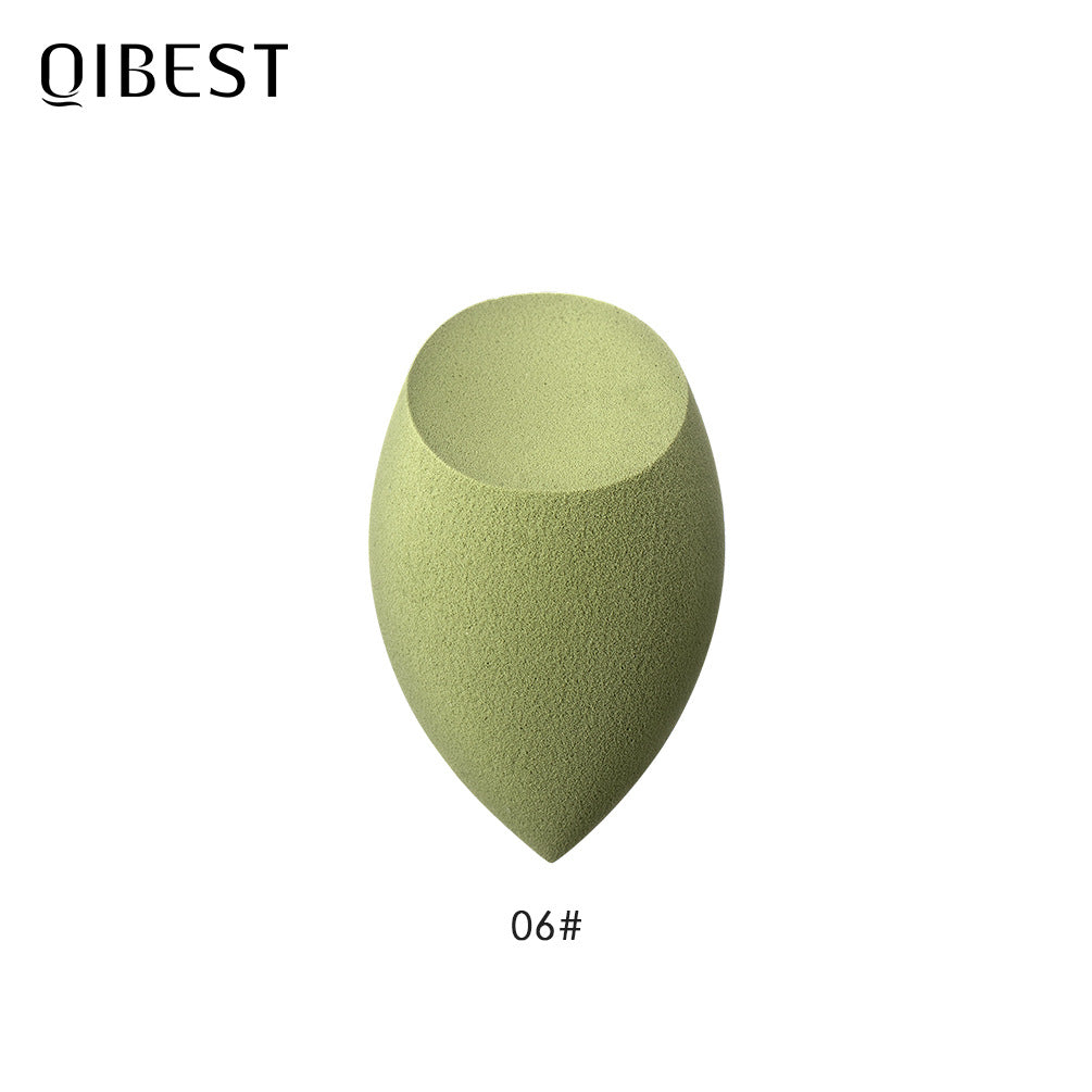 QIBEST Beauty Egg Sponge Puff Wet and Dry Do Not Eat Powder Beauty Egg Foundation Liquid Makeup Egg