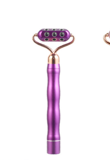 New Electric Germanium Particle Massager 18 Germanium Stone Roller Beauty Stick Lift And Tighten Magnet Face Beauty Stick
