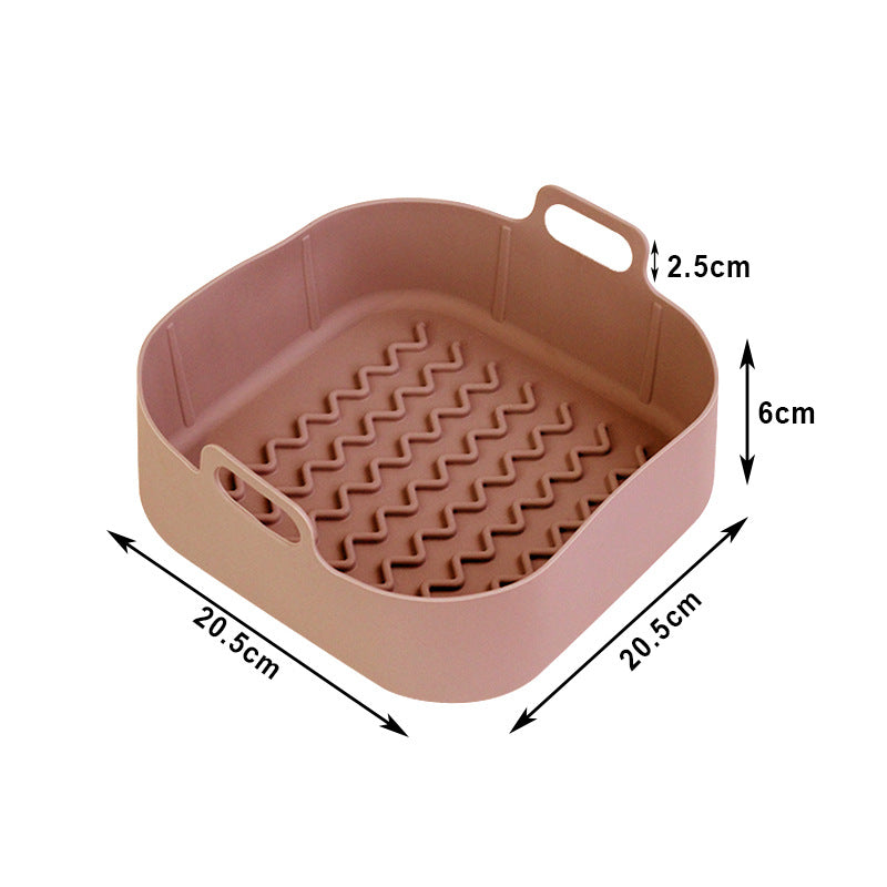 Air Fryer Accessories Air Fryer Silicone Pot Square Silicone Pot Holder Round Silicone Pot