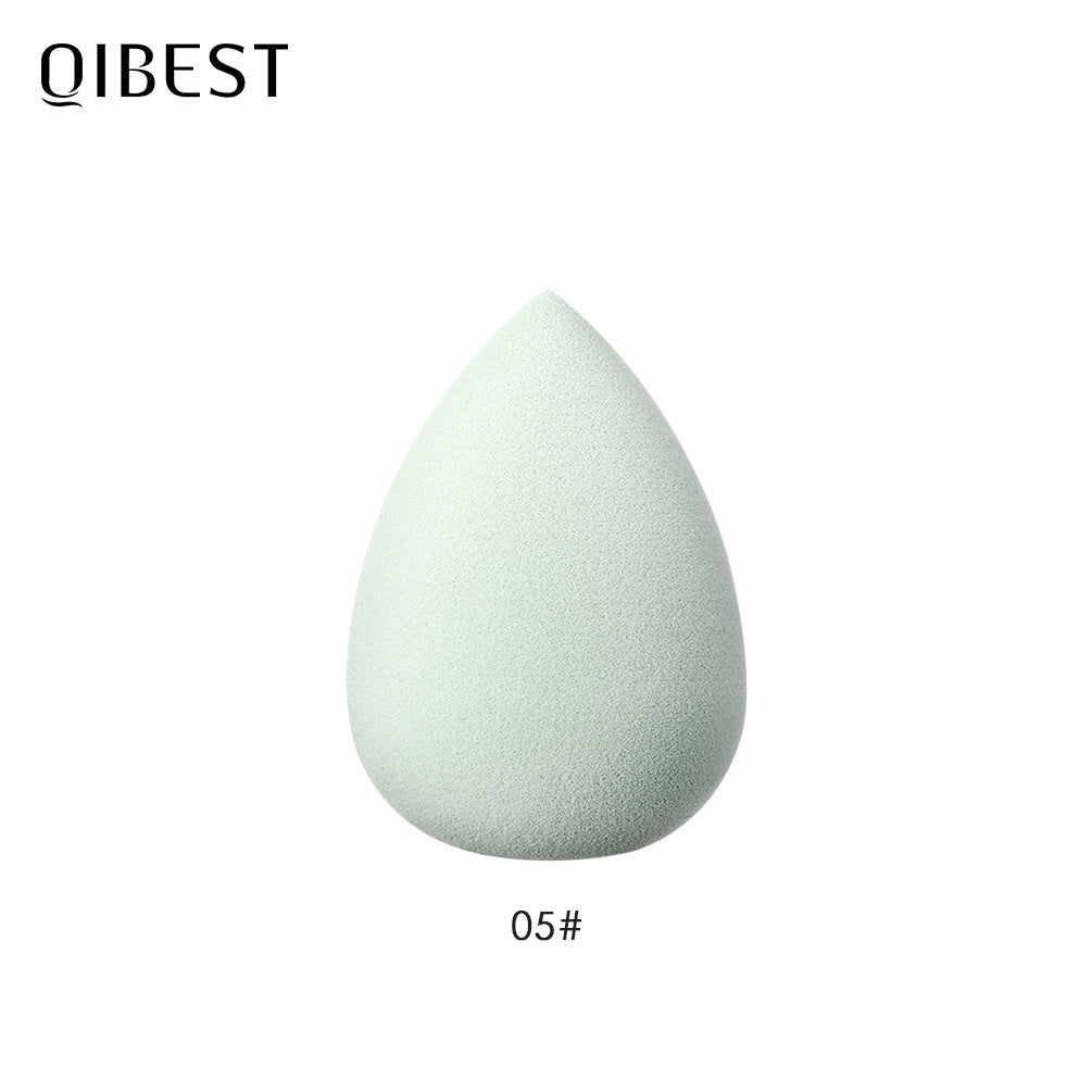 QIBEST Beauty Egg Sponge Puff Wet and Dry Do Not Eat Powder Beauty Egg Foundation Liquid Makeup Egg