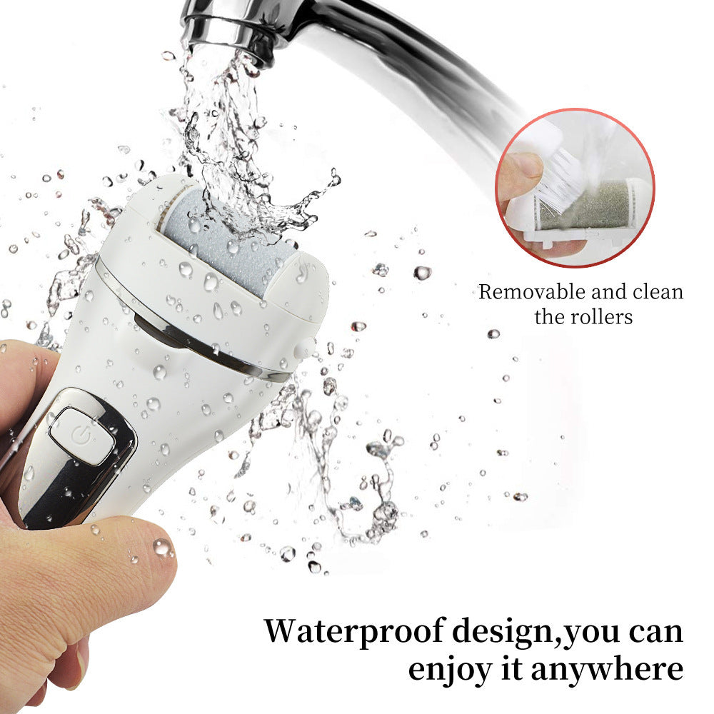 Electric Foot Grinder Leather Automatic Rechargeable Foot Peeling Dead Skin Grinding Callus Knife Pedicure