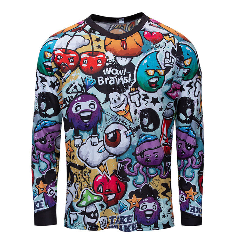 Long Sleeve Men's Jersey Motocross Shirt