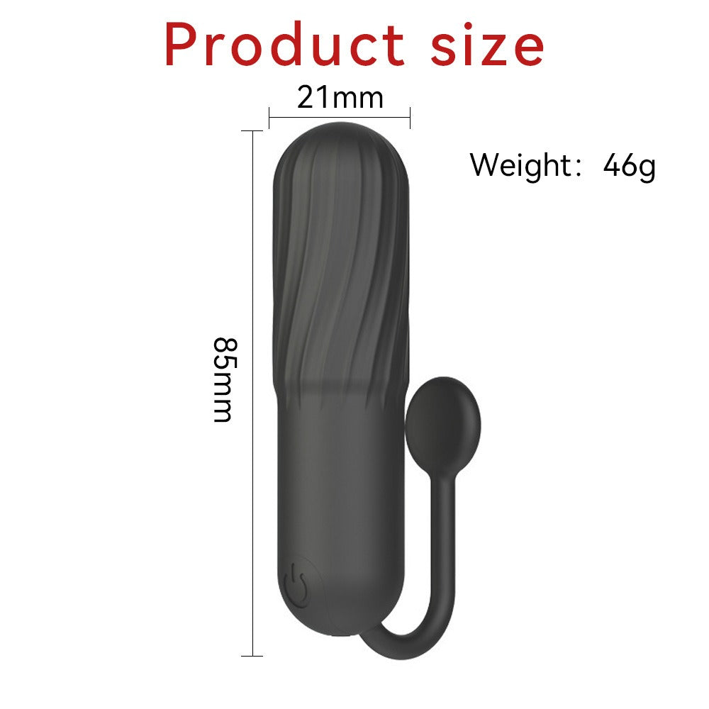 Tadpole Bullet Head Dildo Female Mini Strong Shock Wireless Masturbator Charging Erotic Sex Toys