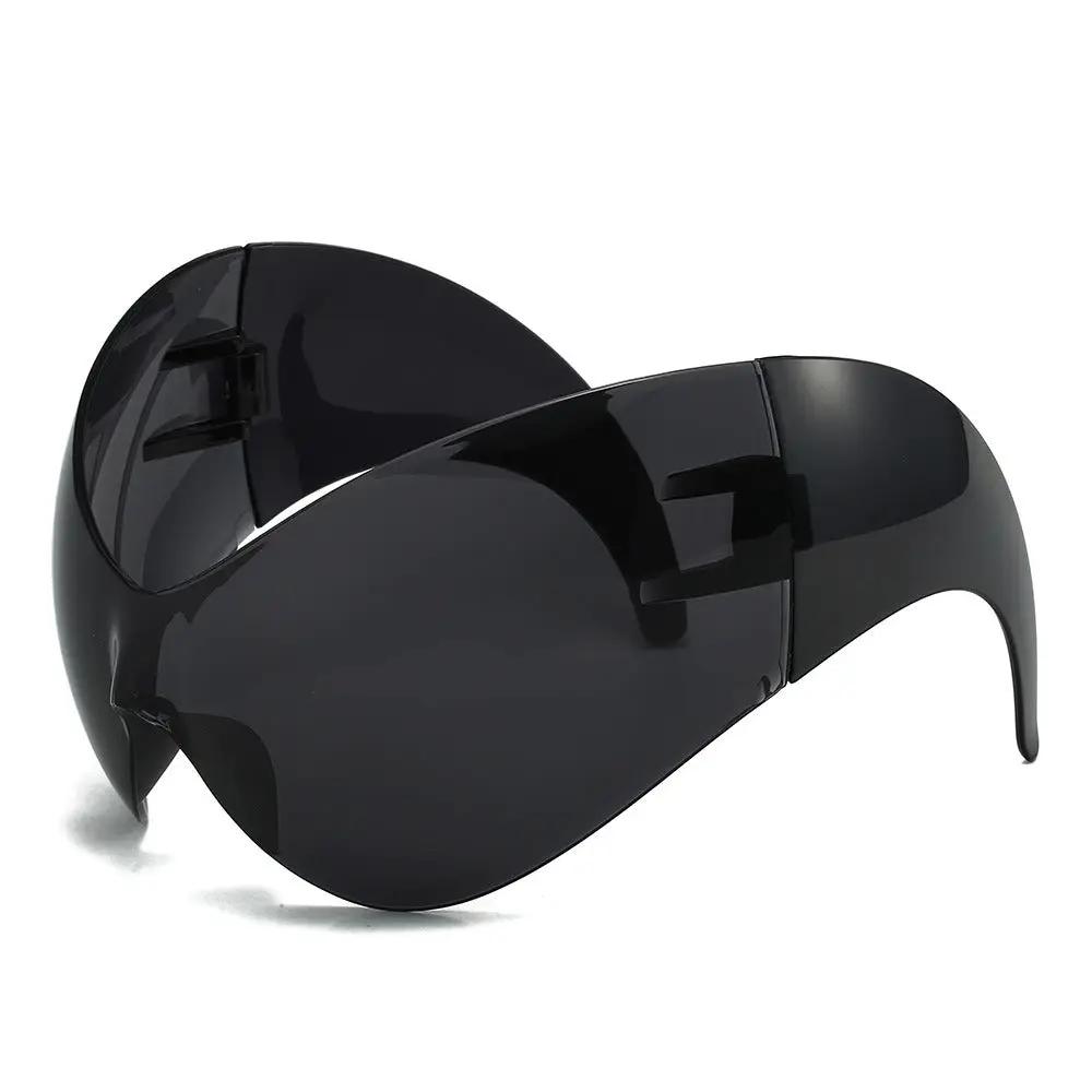 Large frame sports sunglasses, personalized and novel cat eye alien cycling glasses by eprolo