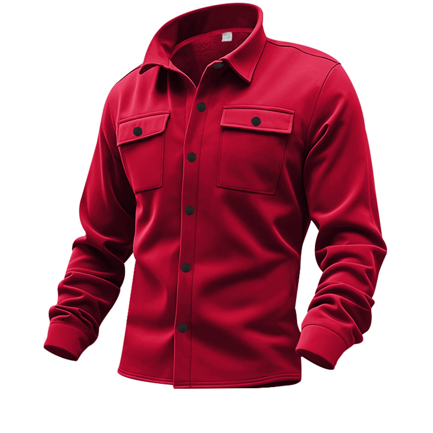 American casual men's single breasted solid color casual jacket for men
