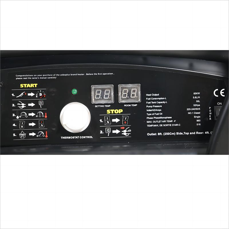Diesel Heater with Thermostat Control and Overheat Protection for Jobsite Garage Construction Site and Farm