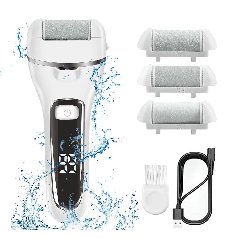 Electric Foot Grinder Leather Automatic Rechargeable Foot Peeling Dead Skin Grinding Callus Knife Pedicure
