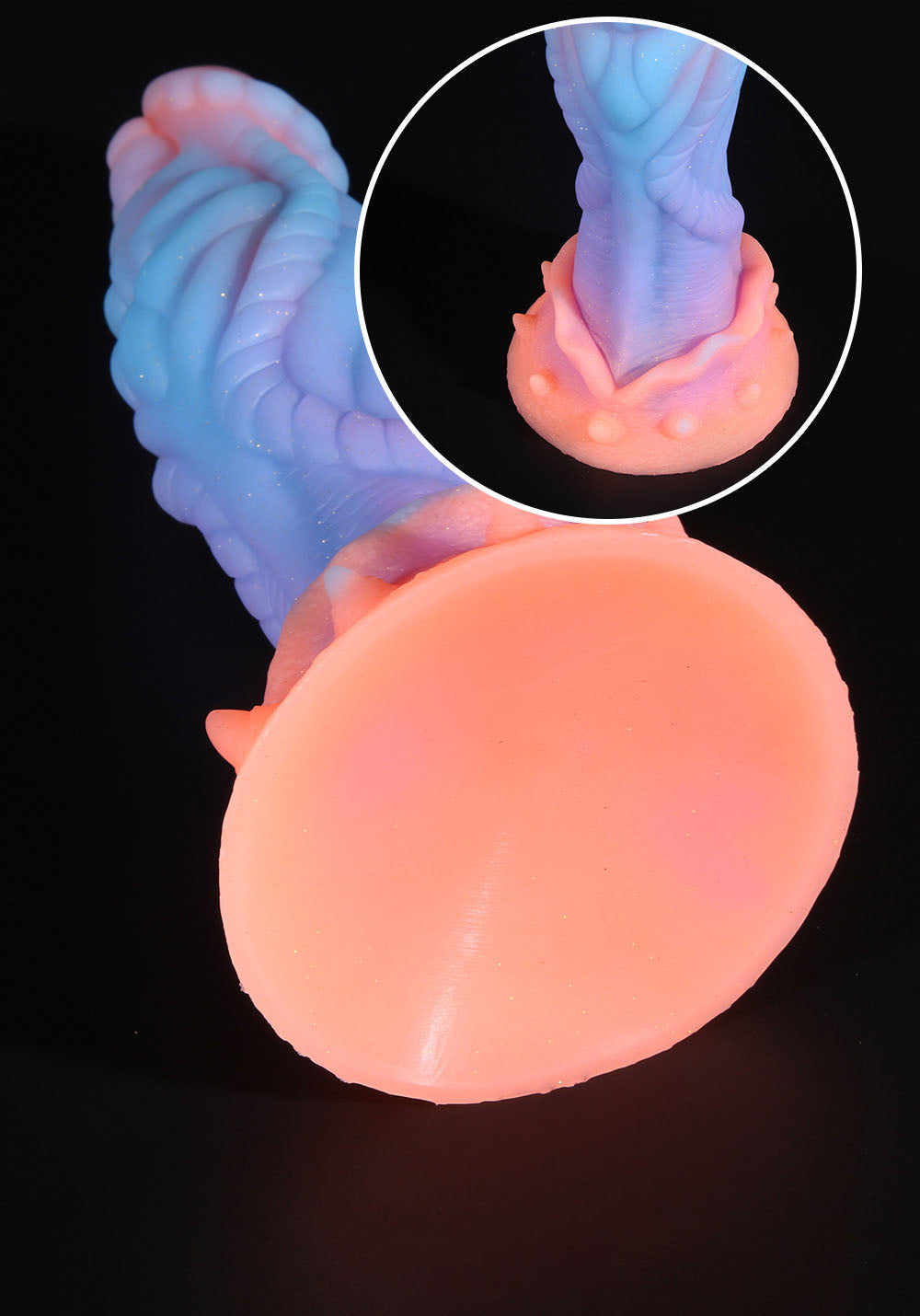 Fluorescent Silicone In The Dark New Anal Plug Anal Expander For Men And Women With Penis Sex Adult