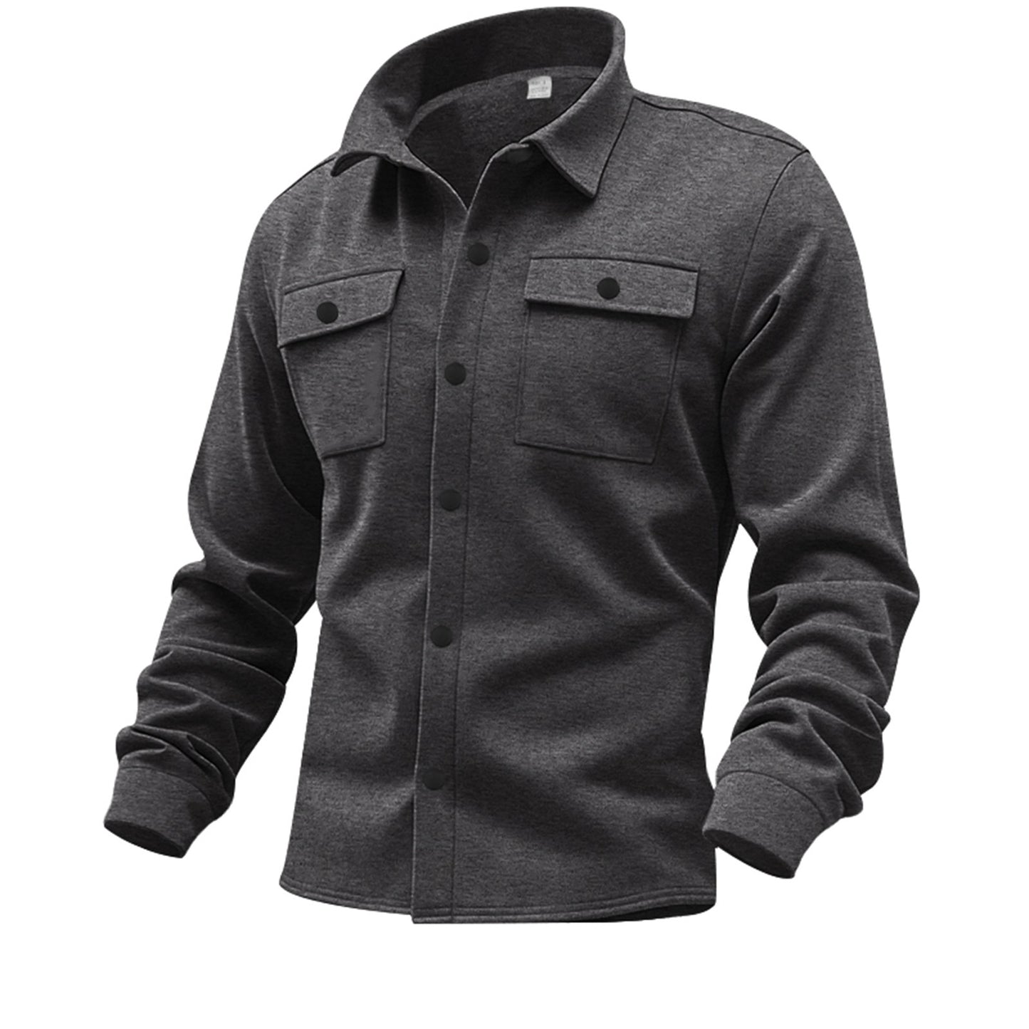 American casual men's single breasted solid color casual jacket for men