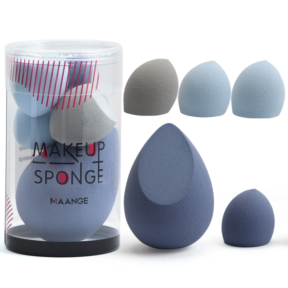 5Pcs Cosmetic Puff Makeup Sponge Set Blender Makeup Tools Beauty Face Foundation Blending for Liquid Cream and Powder New