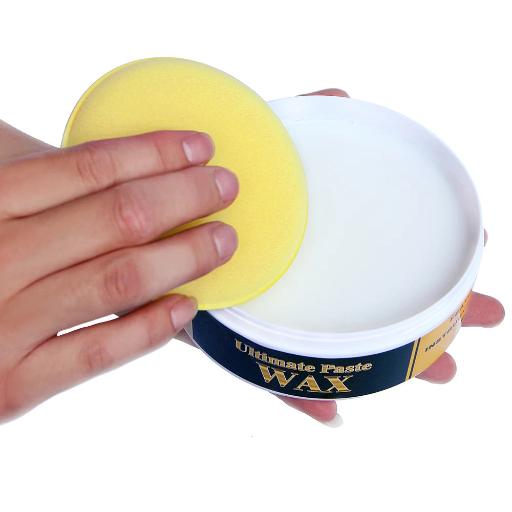 Premium Carnauba Car Wax Crystal Hard Wax Paint Care Scratch Repair Maintenance Wax Paint Surface Coating Free Sponge
