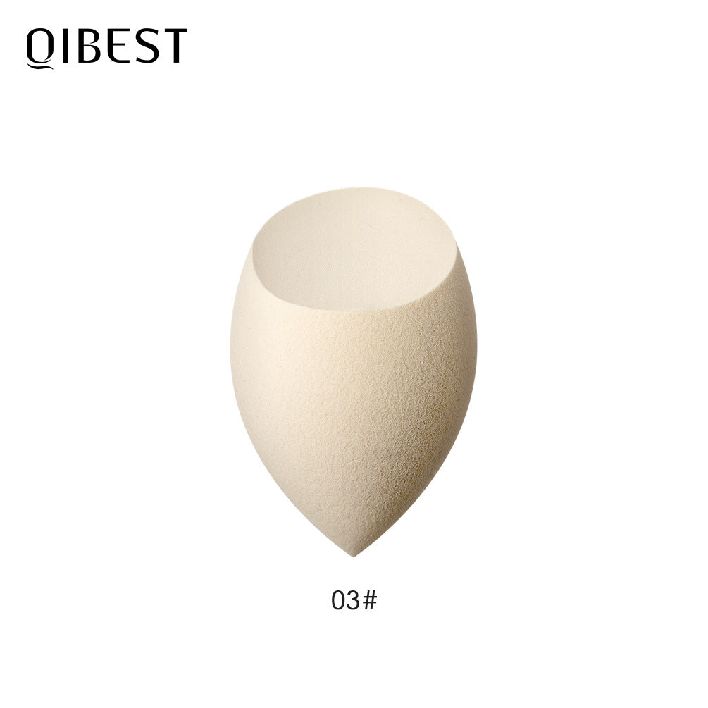 QIBEST Beauty Egg Sponge Puff Wet and Dry Do Not Eat Powder Beauty Egg Foundation Liquid Makeup Egg