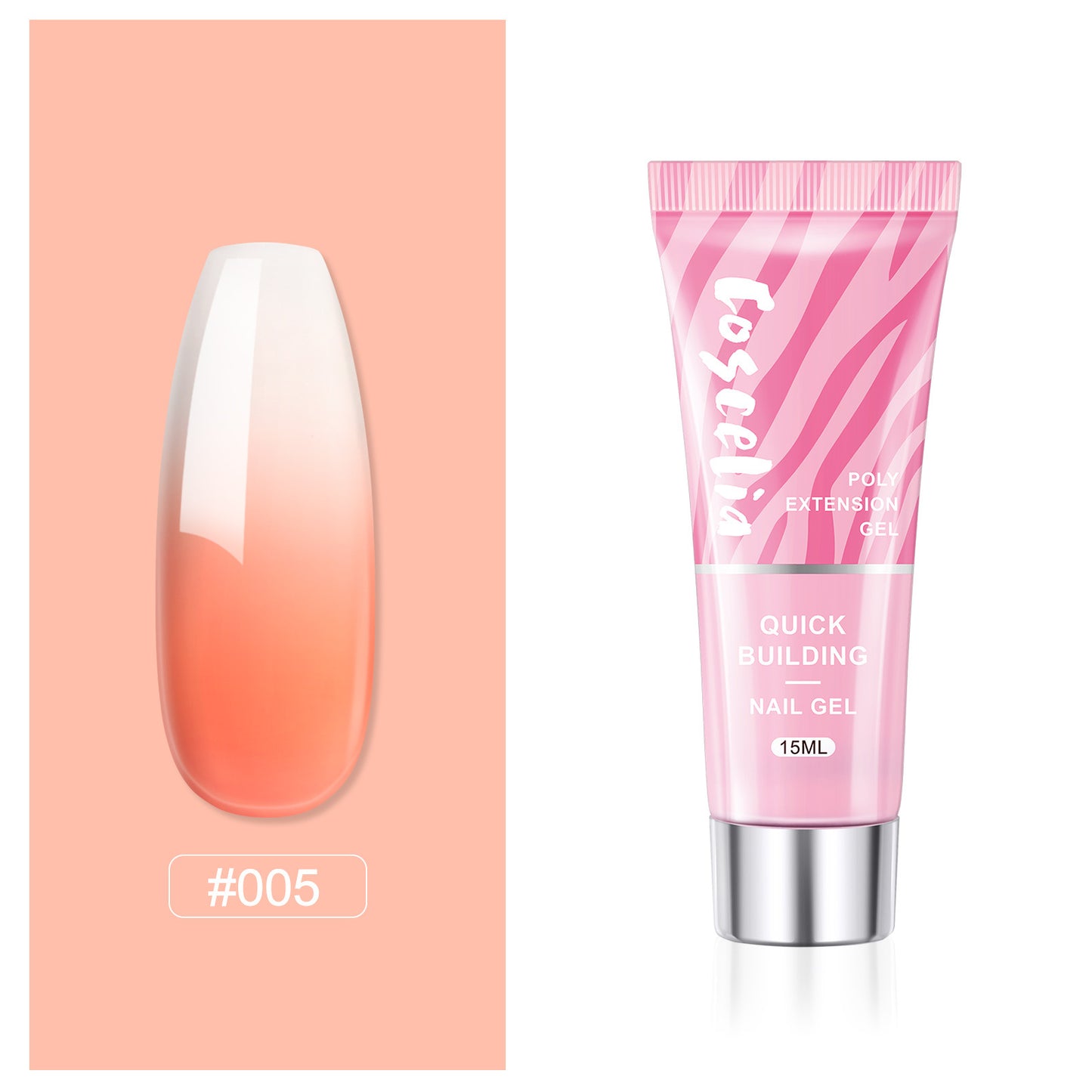 New Painless Crystal Extension Glue Temperature Change Burst Flash Nail Glue Beginner Manicure Paper-Free Extension Glue