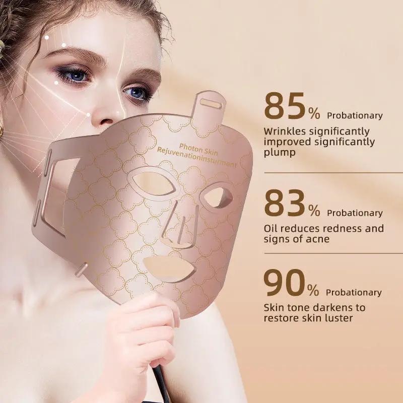 8-color LED silicone face mask by eprolo for infrared red light therapy