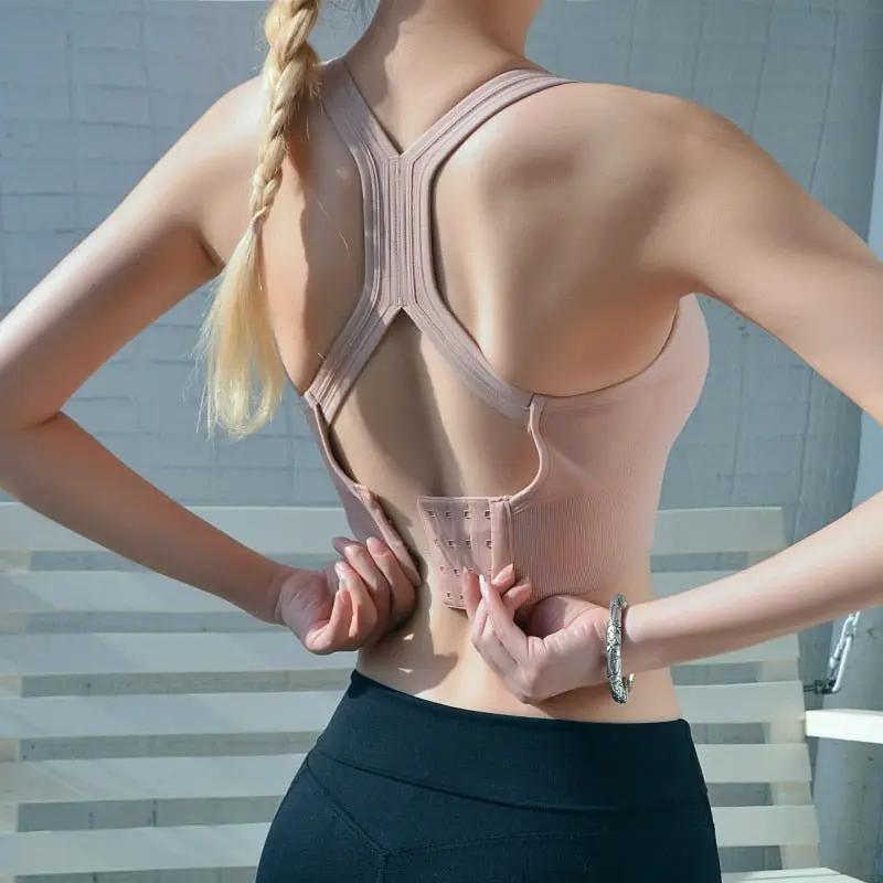 Women Push Up Seamless Sports Bra Workout Female Sport Top Crop Fitness Active Wear For Yoga Gym Brassiere Women's Sportswear by eprolo