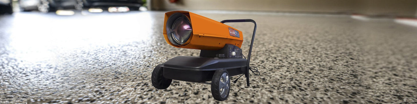 Diesel Heater with Thermostat Control and Overheat Protection for Jobsite Garage Construction Site and Farm