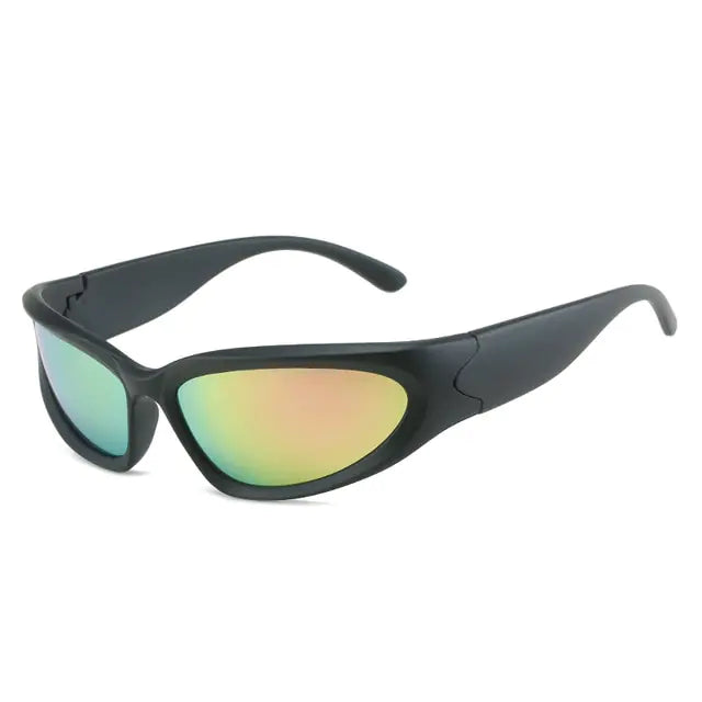 Wrap Around Oval Sunglasses UV400