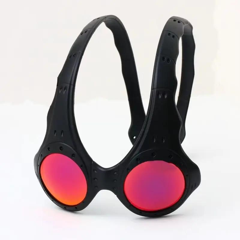 Unisex Over - The - Top Sunglasses. Ideal for outdoor cycling and sports. Fashionable retro - style metal - framed glasses. by eprolo