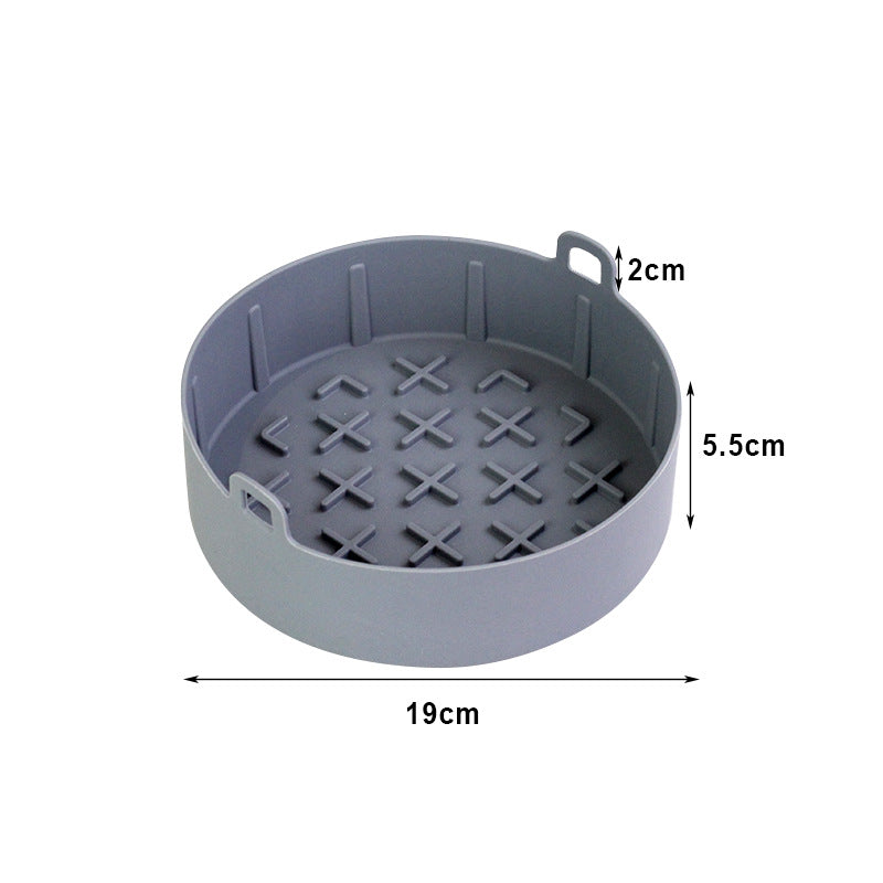 Air Fryer Accessories Air Fryer Silicone Pot Square Silicone Pot Holder Round Silicone Pot