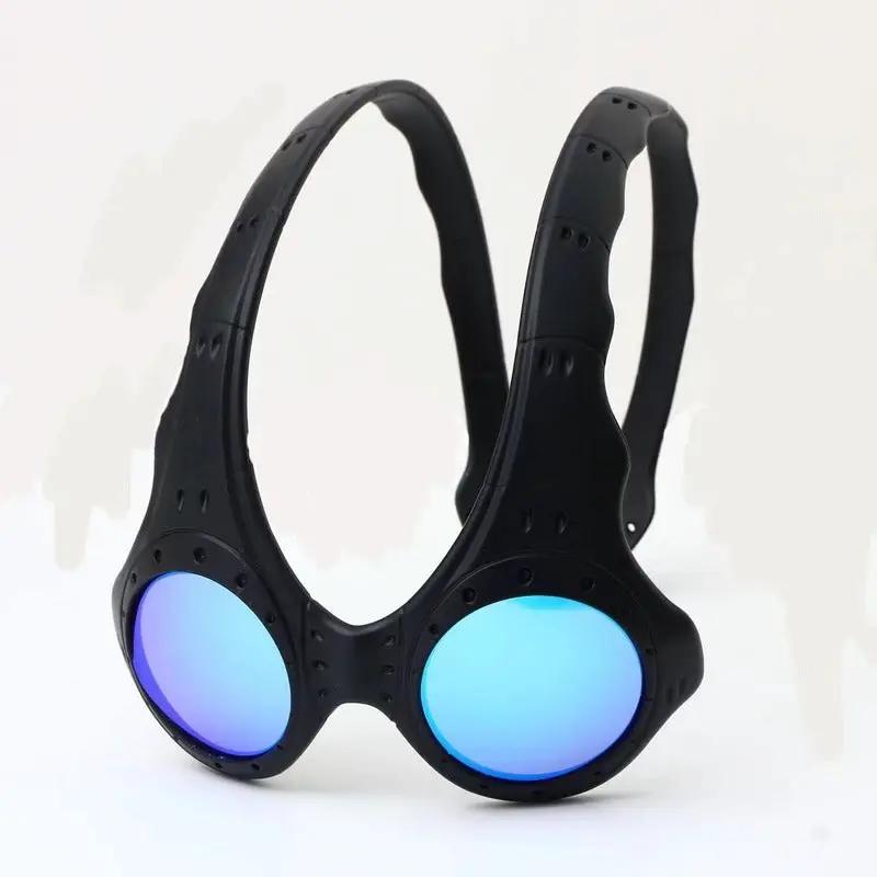 Unisex Over - The - Top Sunglasses. Ideal for outdoor cycling and sports. Fashionable retro - style metal - framed glasses. by eprolo