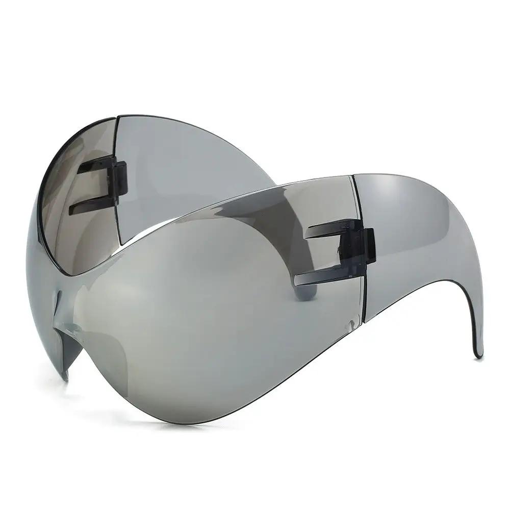 Large frame sports sunglasses, personalized and novel cat eye alien cycling glasses by eprolo