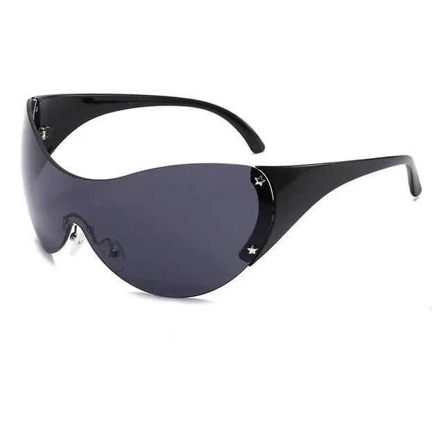 Big round glasses, fashionable large frame goggles, personalized sunglasses by eprolo