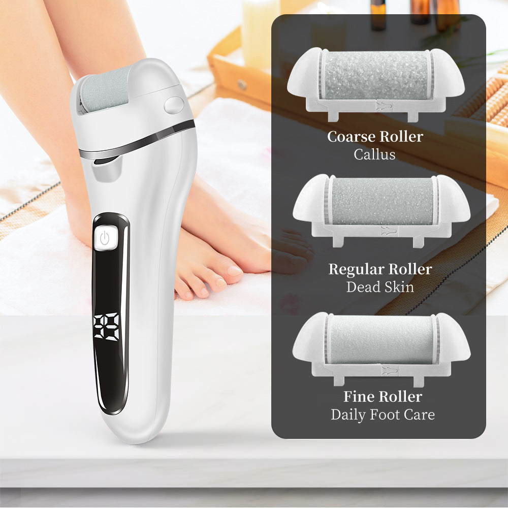Electric Foot Grinder Leather Automatic Rechargeable Foot Peeling Dead Skin Grinding Callus Knife Pedicure