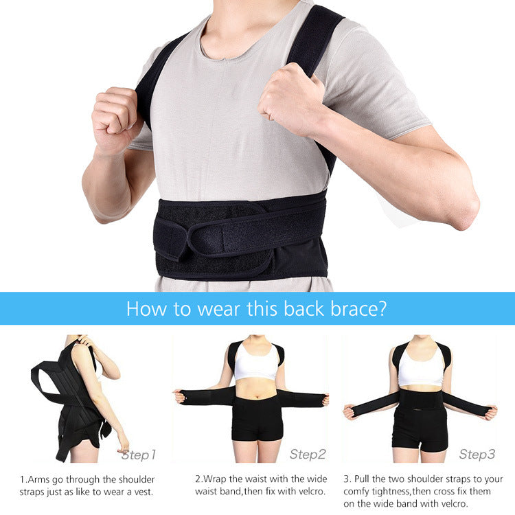 HailiCare Anti-Hunchback Correction Belt Adult Posture Correction Instrument Posture Corrector