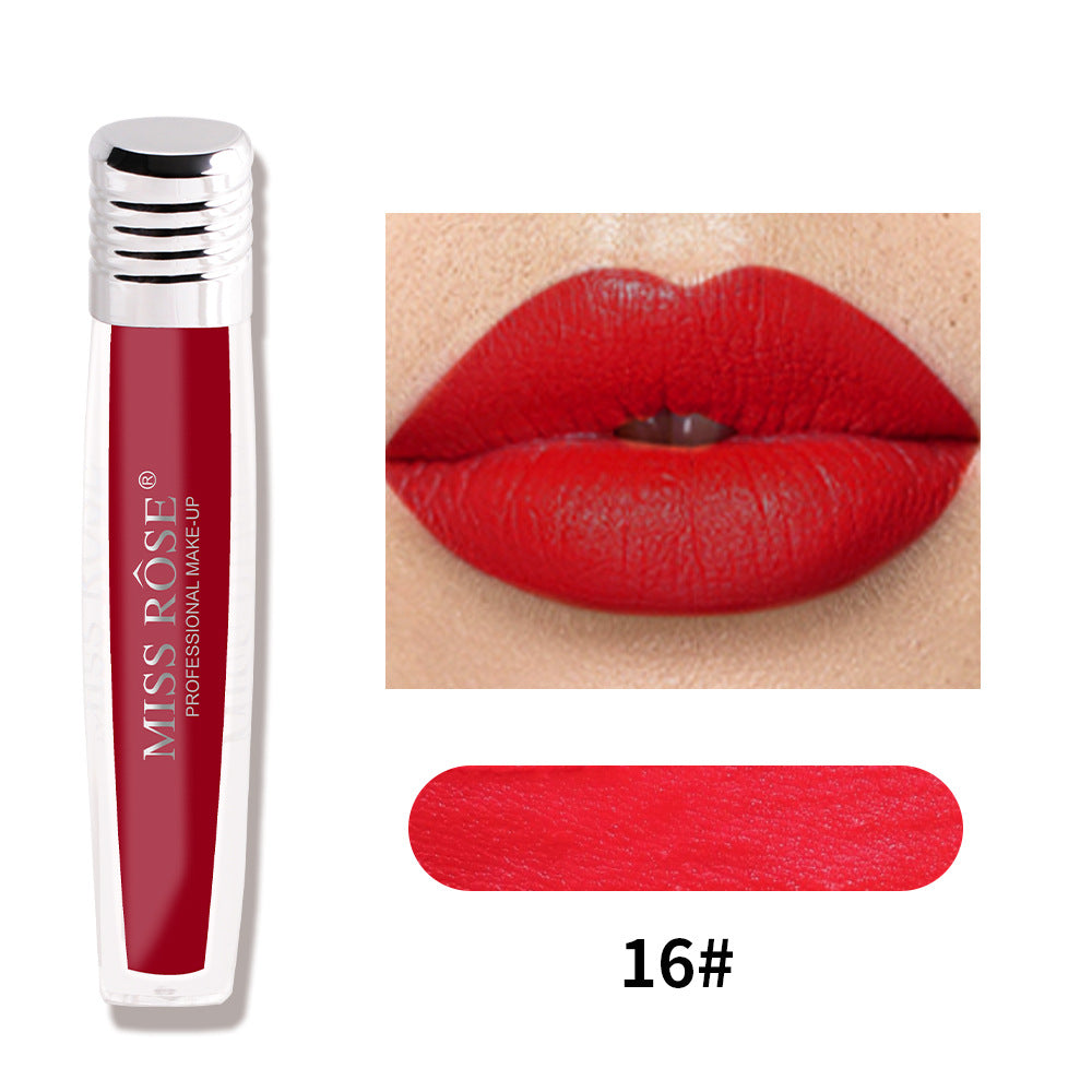 Candy Pearl Lip Gloss Liquid Matte Lip Gloss Without Color Loss And Non-Sticky Cup Velvet Lip Glaze