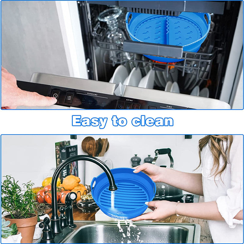 Air Fryer Silicone Pot multi-function lining frying pan baking pan