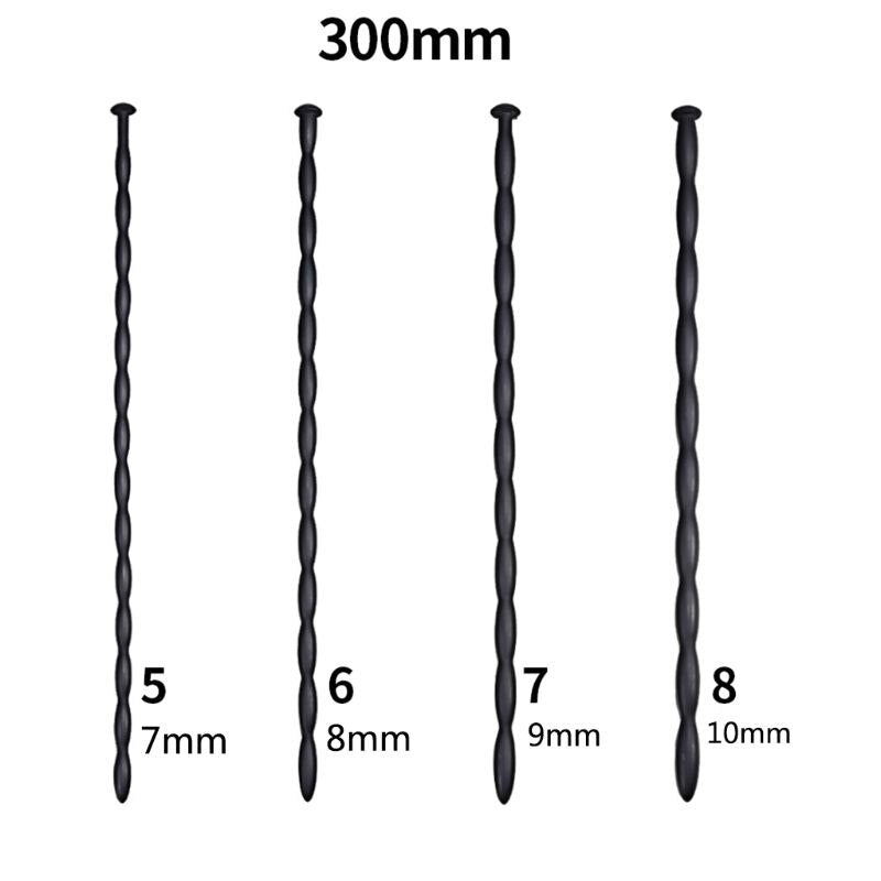 Silicone Urethral Sound Beads Hollow Urethral Plug Probe Tube Urinary Dilator Urethra Masturbation Rod