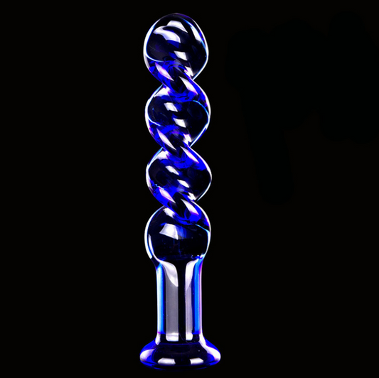 Sexy Crystal Glass Stick Blue