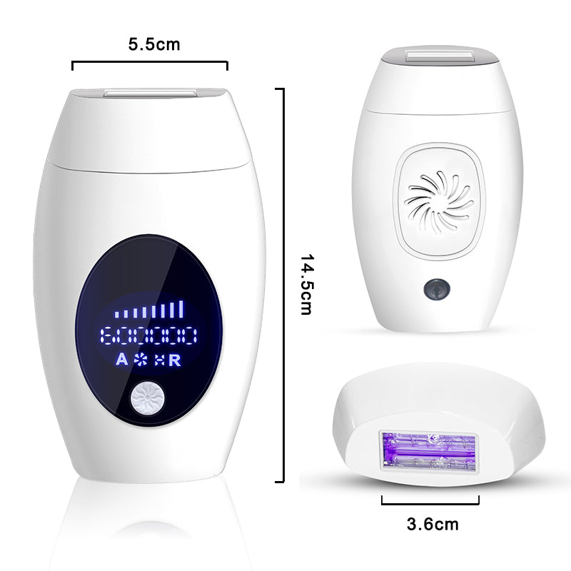 600000 Flashes IPL Laser Epilator  Permanent Hair Removal Device LED Whole Body Laser Hair Remover Machine