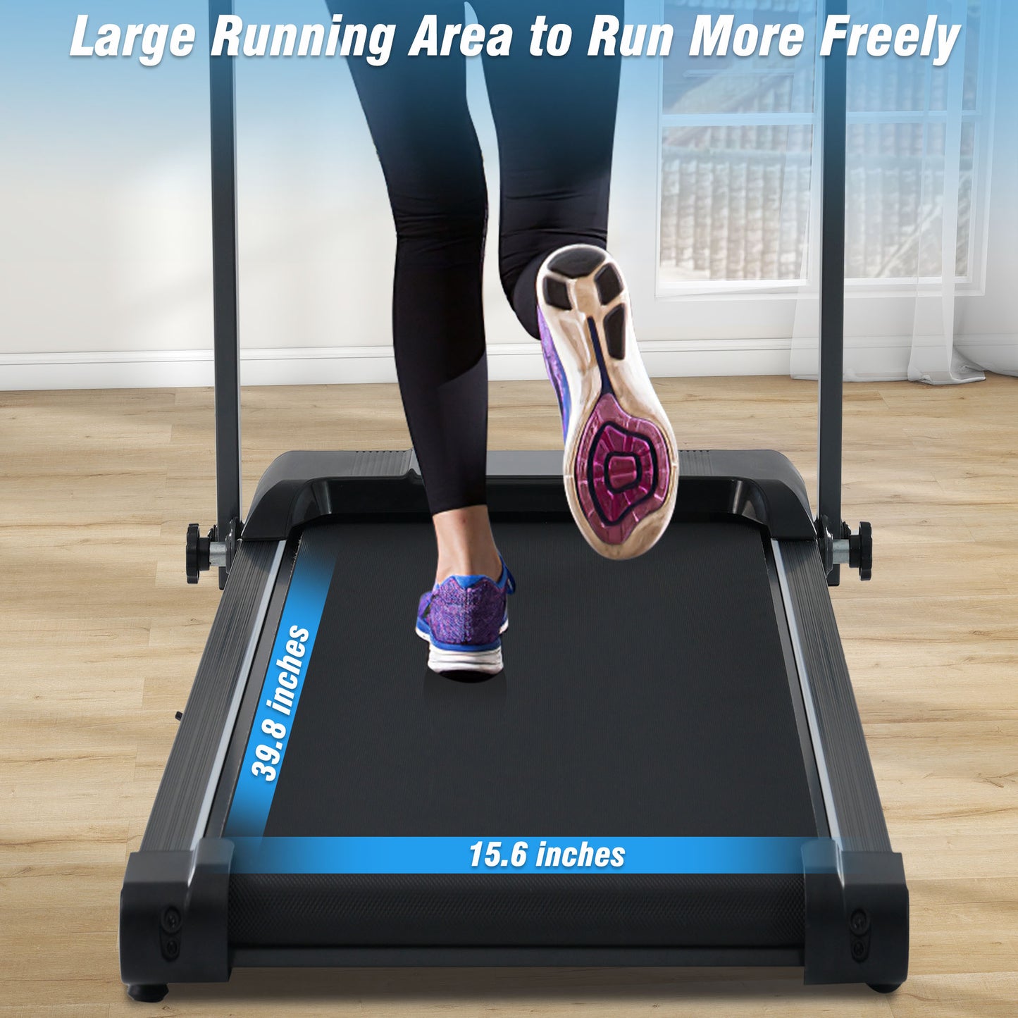 NEW Folding Treadmills Walking Pad Treadmill for Home Office -2.5HP Walking Treadmill with Incline Bluetooth Speaker!