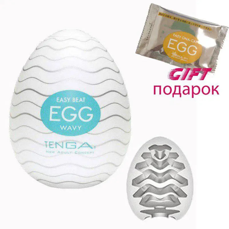 Tenga 6pcs Egg Masturbation Man Portable Male Masturbation Reality Vaginal G Spot Sex Toys