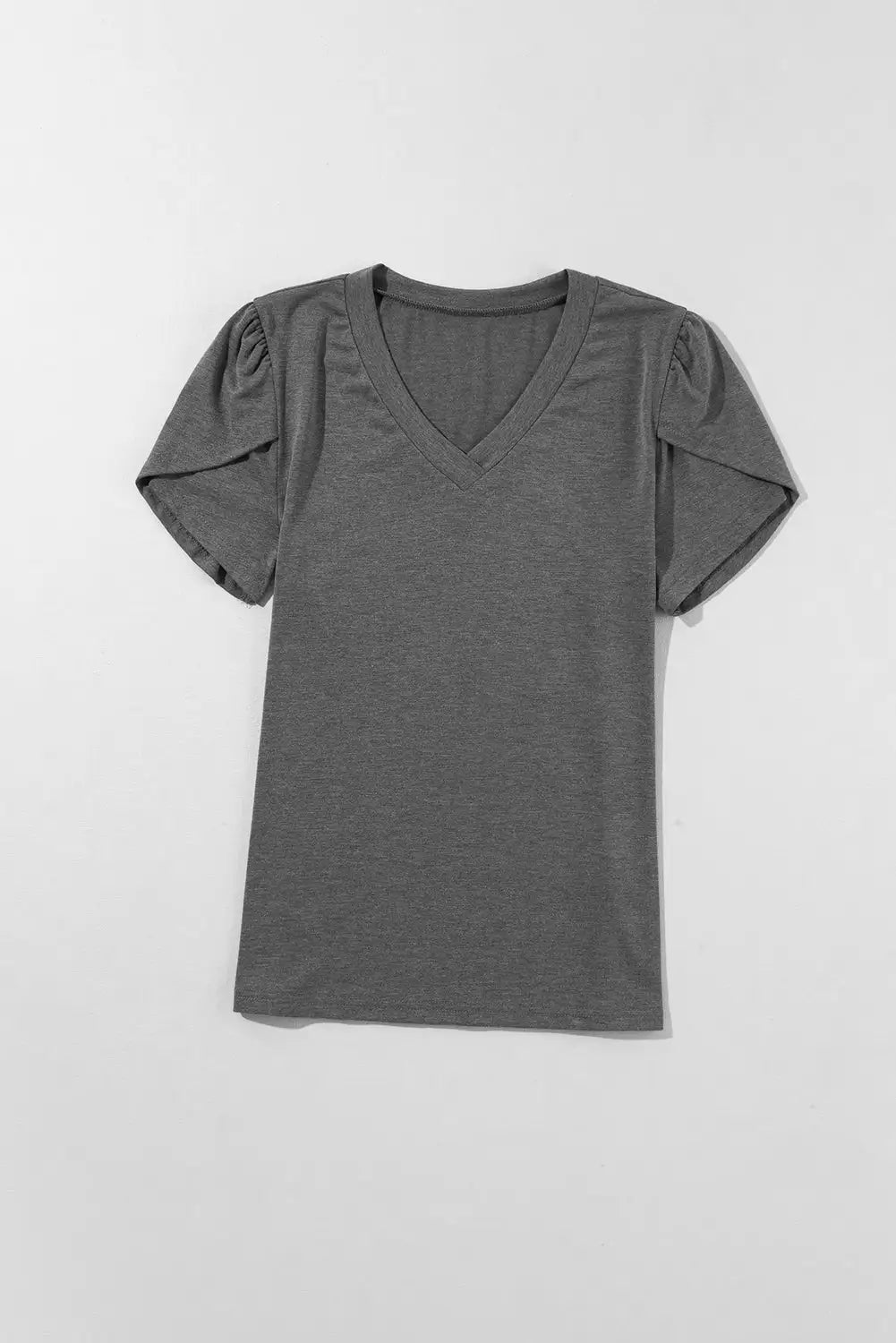 Petal Sleeve V-Neck Tee