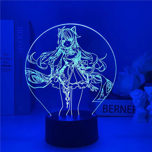 Genshin Impact Night Light 3D Illusion