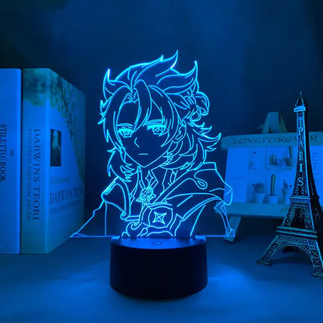 Genshin Impact Night Light 3D Illusion