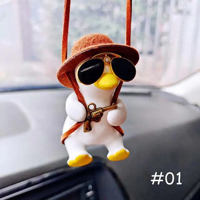 Car Pendant Cute Swinging Duck