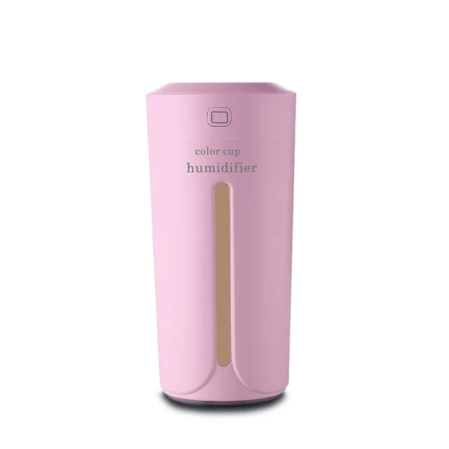Ultrasonic Air Humidifier Essential Oil Diffuser With 7 Color Lights Electric Aromatherapy USB Humidifier Car Aroma Diffuser