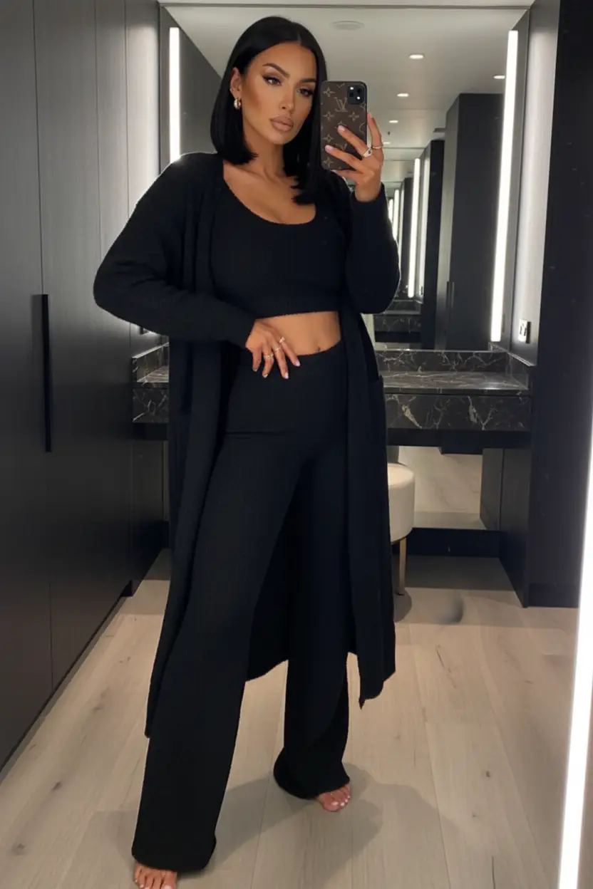 Women's Fleece Loungewear 3-Piece Set – Cosy Plush Tracksuit by Oz-Direct.com