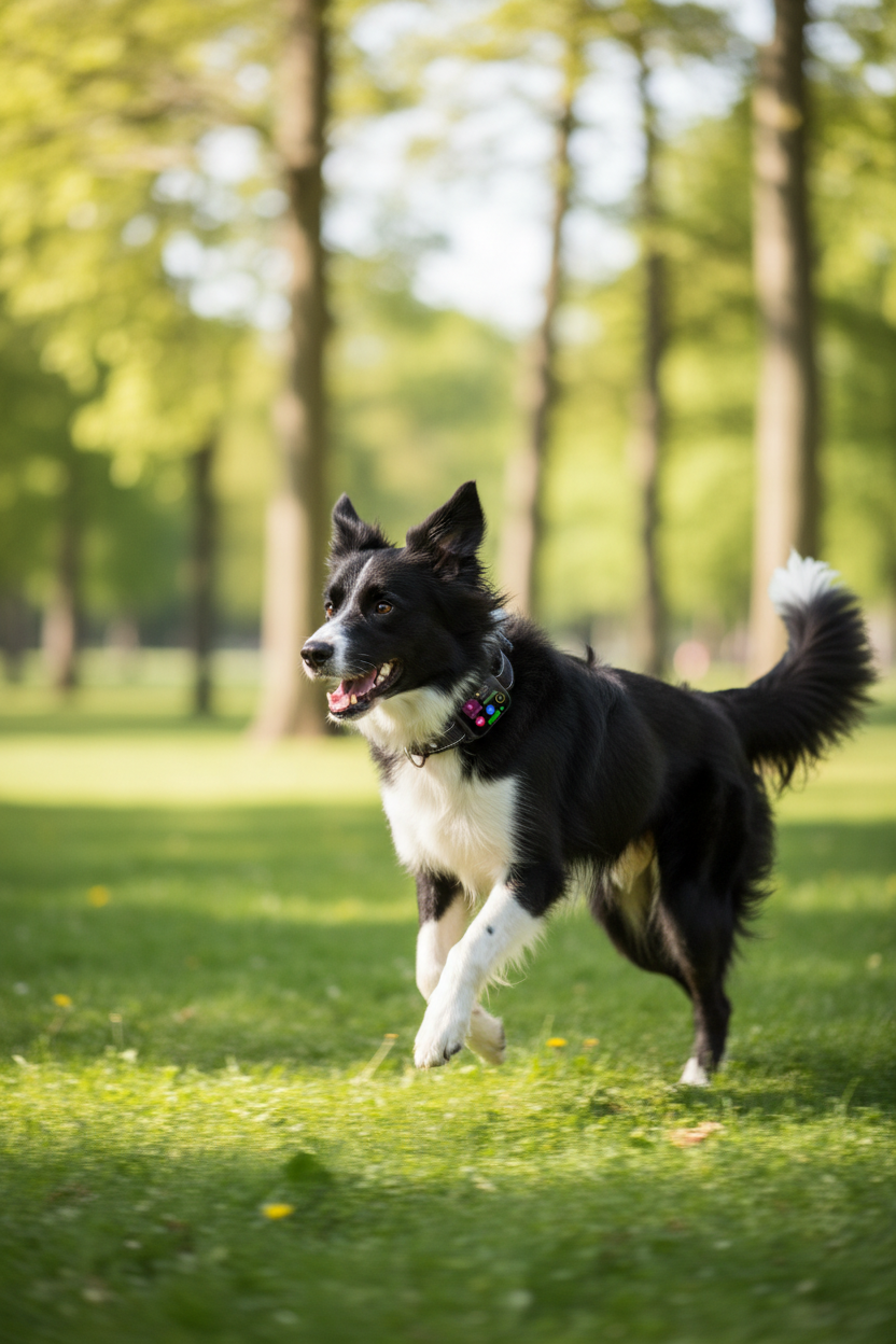 Smart Bark Collar for Dogs – AI Vibration Sensor, LED Display, Rechargeable by Oz-Direct.com