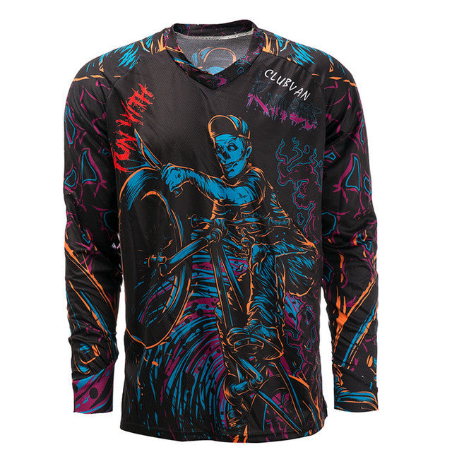 Long Sleeve Men's Jersey Motocross Shirt