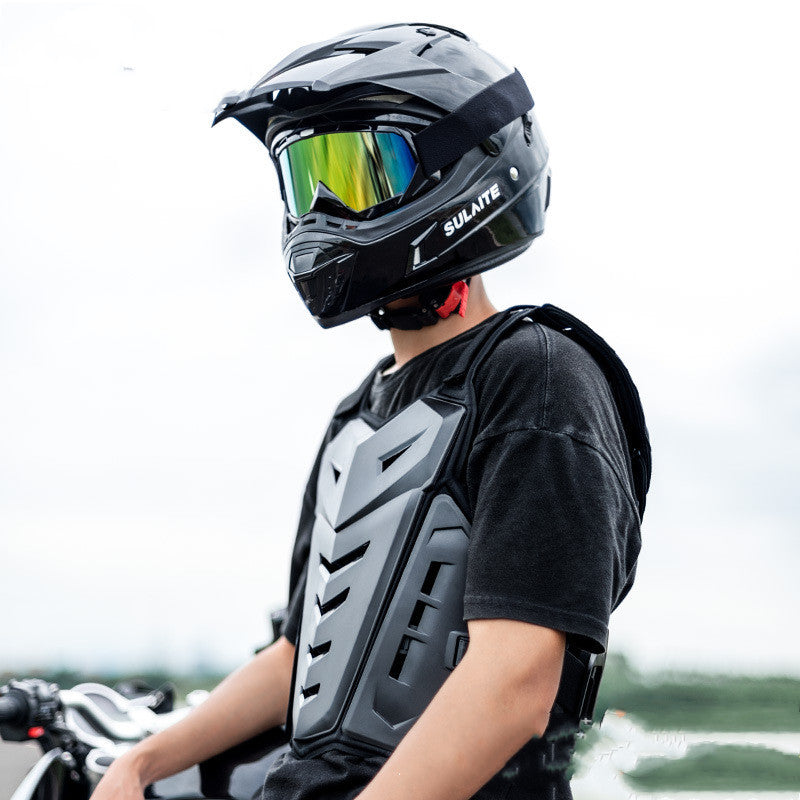 Motocross Protective Vest Rider Outdoor Sports Helmet