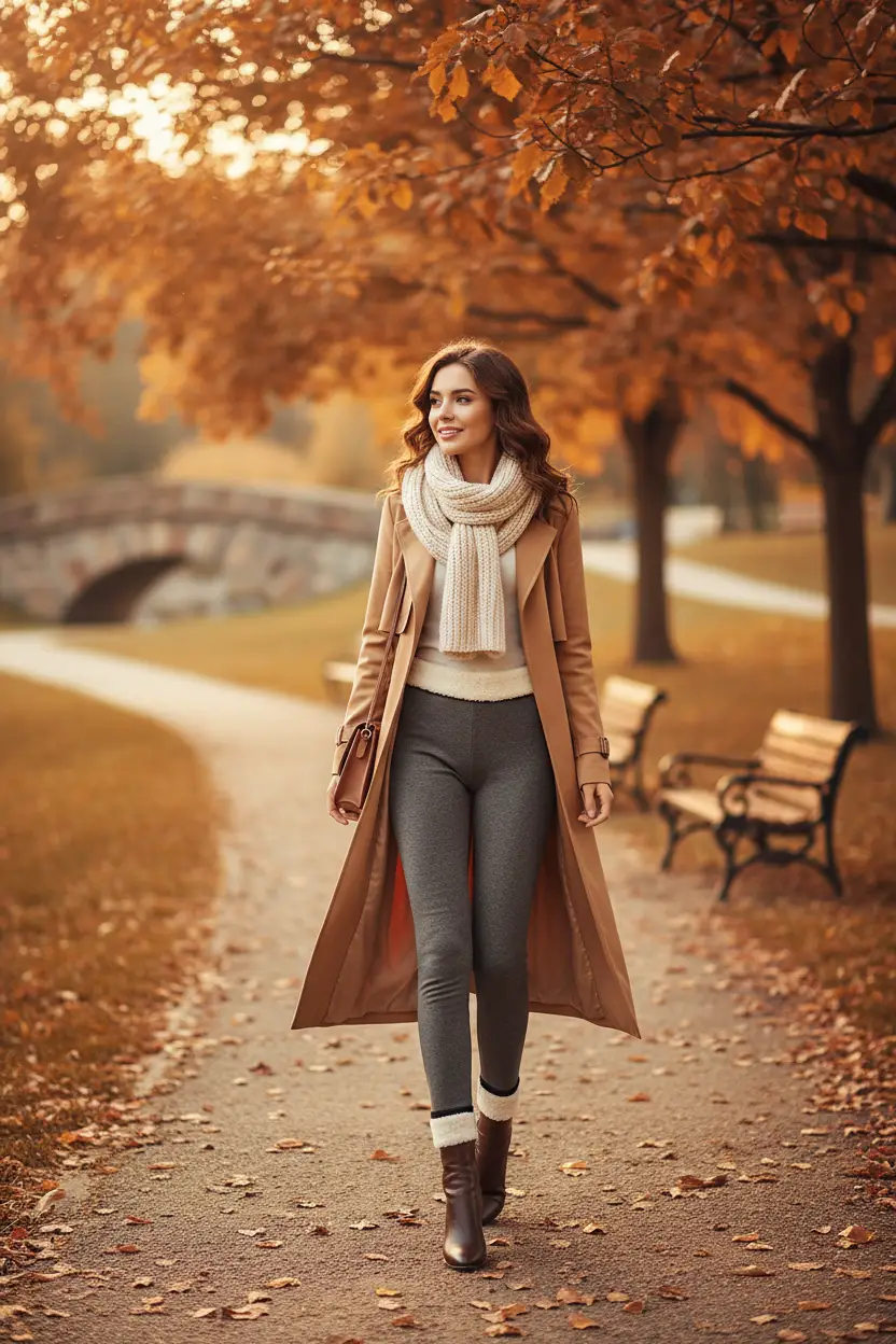 Women's Fleece Lined Thermal Tights – Velvet Finish by Oz-Direct.com