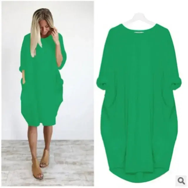 Maternity Loose Sleeve Dress